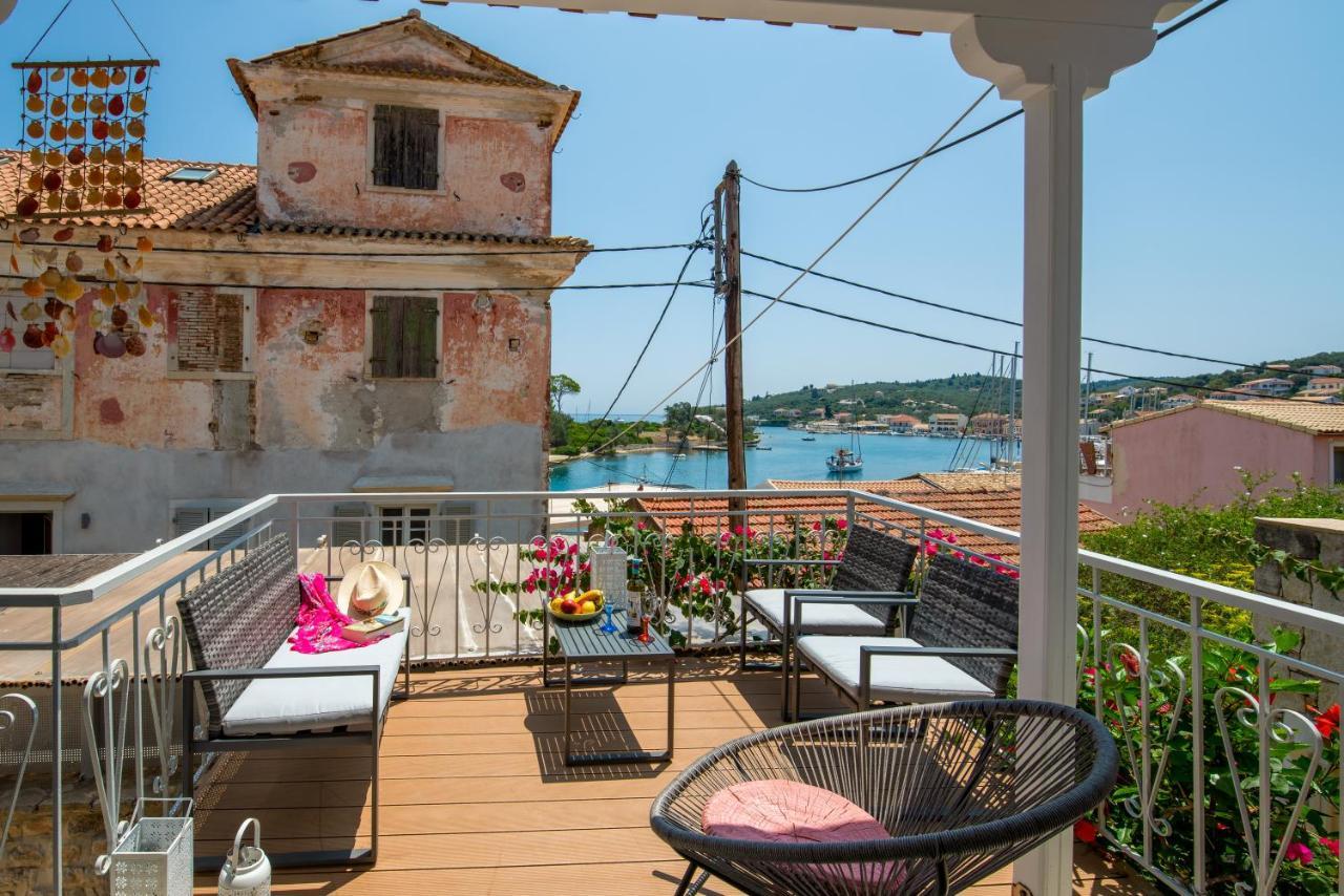 Appartamento Paola'S Full Sea View House Gaios Esterno foto